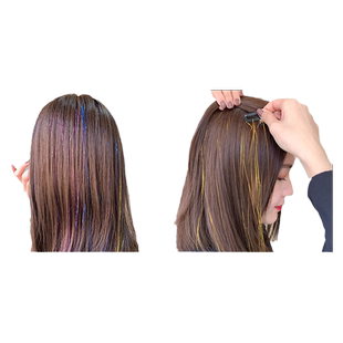 鞠婧袆同款编发彩绳七彩色头绳女韩版绑头发女金丝线头发亮丝丝带