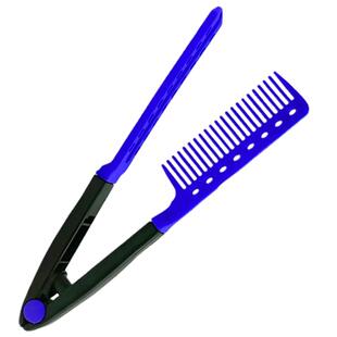 高颅顶神器v型发梳发根蓬松梳造型设计梳子男士专用卷发美发工具