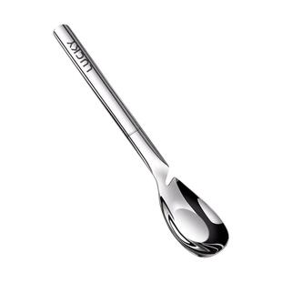 沃德百惠316L不锈钢勺子挂碗挂杯勺儿童元宝勺饭勺汤匙筷子收纳盒