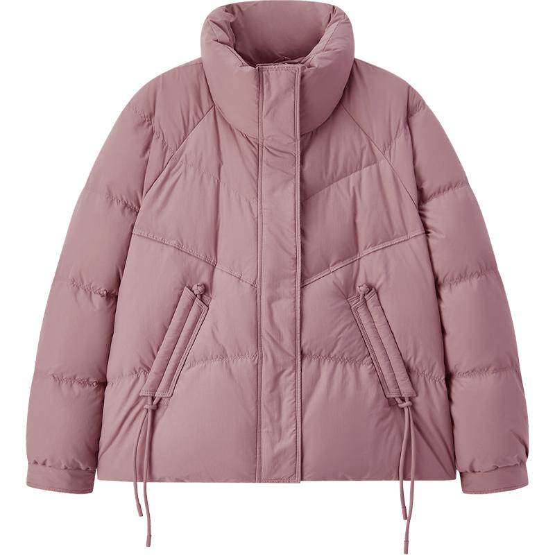 爱居兔经典立领羽绒服女冬季新款少女感时尚面包服外套