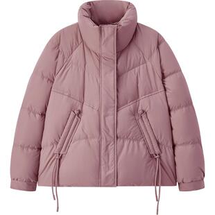 爱居兔经典立领羽绒服女冬季新款少女感时尚面包服外套