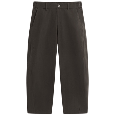 【商场同款】太平鸟男装休闲裤26夏季宽松阔腿弯刀长裤 B1GBG2279