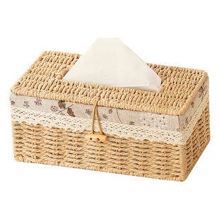 抽纸盒高级感纸巾收纳盒高颜值餐巾纸盒创意客厅茶几桌面纸巾盒子