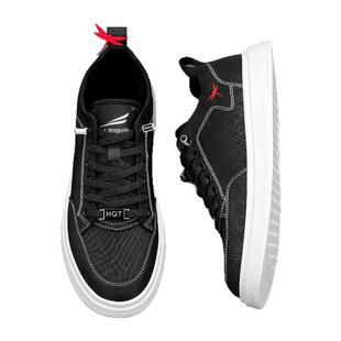 红蜻蜓男鞋2025秋季新款板鞋厚底增高男士休闲鞋一脚蹬帆布鞋男款