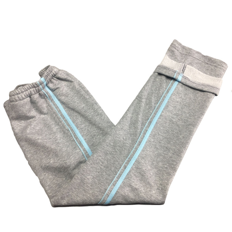 定制秋季款灰色天蓝直筒校服裤
