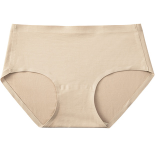 必安内100%桑蚕丝抗菌无痕黑色内裤女士中腰胖mm大码薄款透气三角