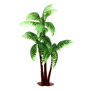 椰子树烘焙摆件 植物小树海滩情景蛋糕装饰配件 塑料仿真椰树模型