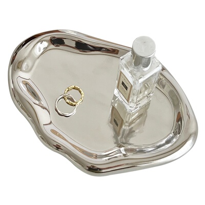 ins北欧轻奢香薰托盘玄关收纳盘