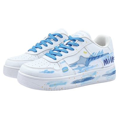 蜡笔小新北卡蓝秋冬休闲板鞋