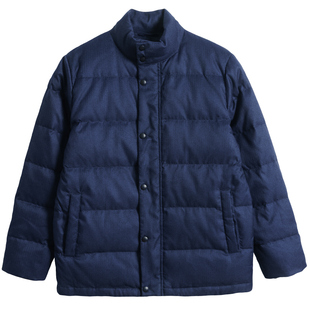 中年爸爸冬装羽绒服男中老年人宽松保暖外套老人爷爷冬季衣服男装