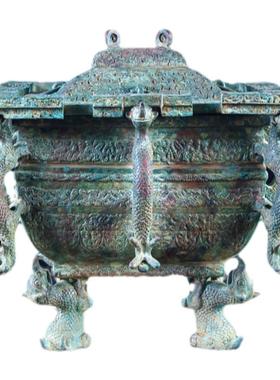 洛阳青铜器全铜招财复古客厅摆件