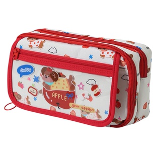 可爱小狗笔袋女孩高颜值文具袋可爱多巴胺初中生简约大容量铅笔盒