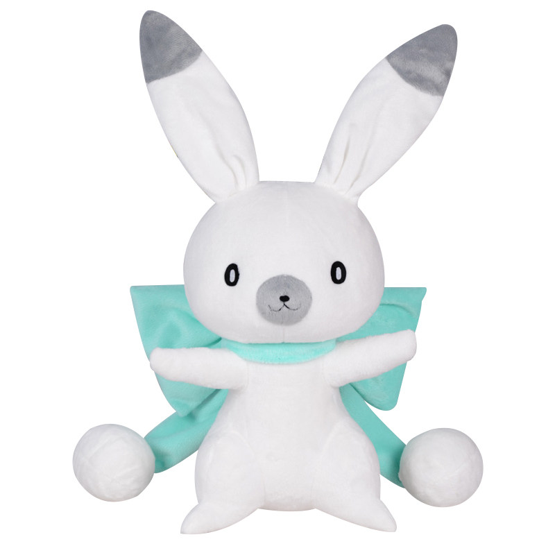 雪初音兔子毛绒布偶道具动漫周边