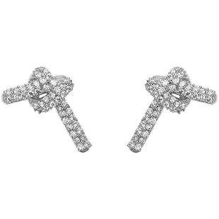 ZEGL同心结耳钉女简约小巧高级感轻奢耳环爆款小众气质氛围感耳饰