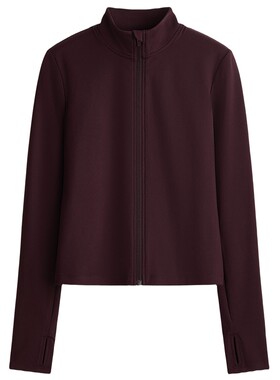 【H&M MOVE SoftMove™】女装运动外套冬季跑步开衫1243210