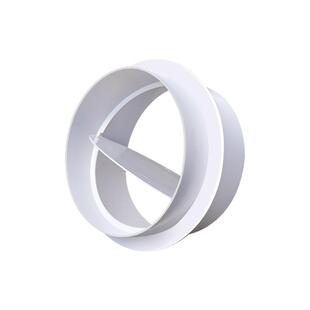 颂余pvc圆形管道止回阀油烟机止逆阀烟道防倒流单向止逆阀防味器