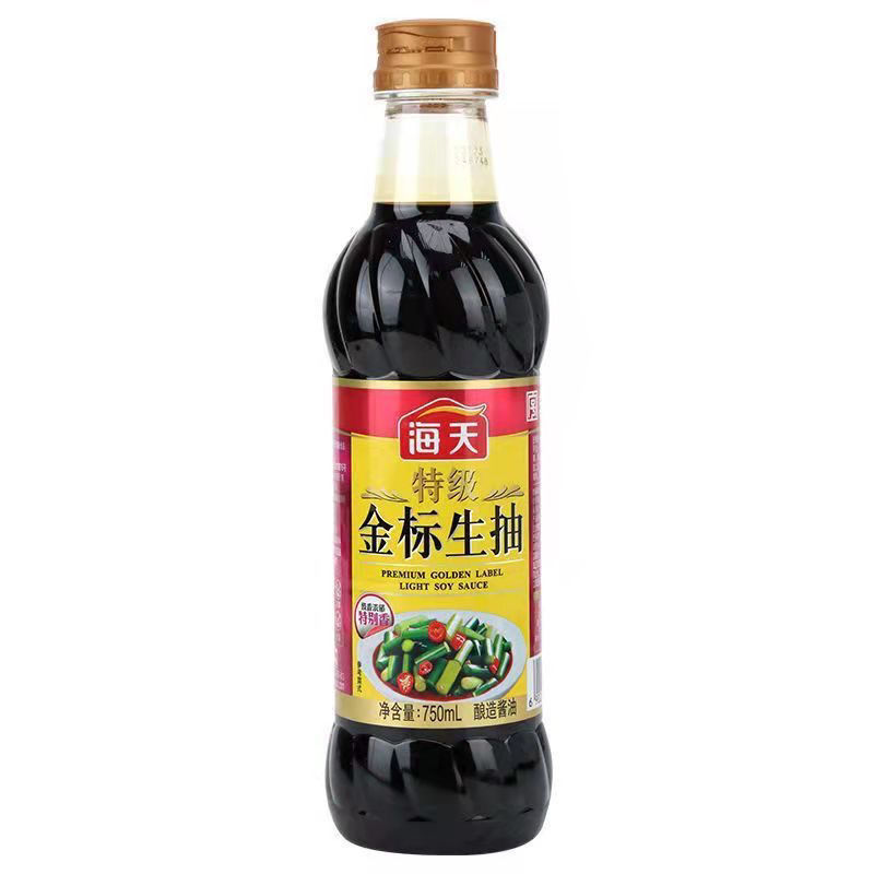 海天特级金标生抽750ml酿造酱油