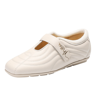 MILLIE'S/妙丽法式玛丽珍鞋女2026春款魔术贴内增高休闲浅口单鞋P