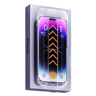 适用苹果14ProMax防窥钢化膜iPhone13手机膜12/11无尘仓15Pro无孔膜pm贴膜神器Plus全屏por防窥膜X秒贴XR新款