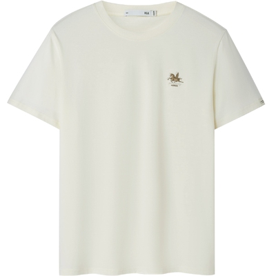 海澜之家圆领凉感绣花短袖T恤男