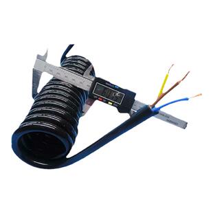 弹簧线3芯2芯1.5平方4/5/6/7/8/10芯0.752.5伸缩电缆线电线螺旋线