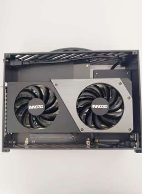 缔誓A45机箱5升ITX，A4结构支持双风扇显卡4070tis 小1u电源