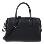 DISSONA迪桑娜女包 简绎波士顿包大容量手提单肩包植鞣牛皮斜挎包