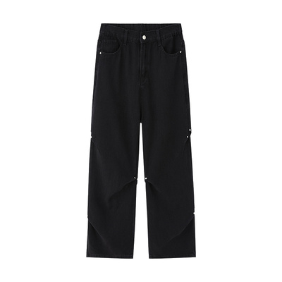 NASA官方进口美式潮牌牛仔长裤