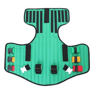 胸背固定板医用解救套脊椎外固定器绿色担架短背板躯干固定夹板