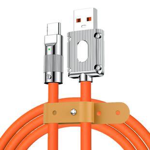Type-c数据线120W快充6A锌合金属头适用华为p40充电器tpyec5A机客线mate50加粗加长tpye荣耀vivo手机安卓正品