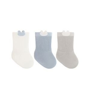 宝宝袜子儿童袜四季新款棉袜可爱男童a类无骨婴儿袜男女宝不勒腿