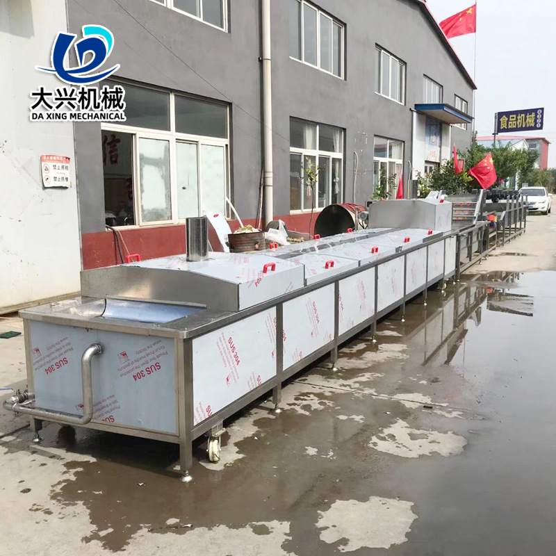 活珠子咸鸭蛋巴氏杀菌机酸菜巴氏杀菌冷却线秋葵辣椒杀青漂烫线