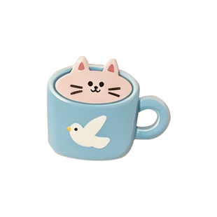 咖啡杯子冰箱贴粘土模具猫咪手绘马克杯软陶陶瓷diy手工印花工具