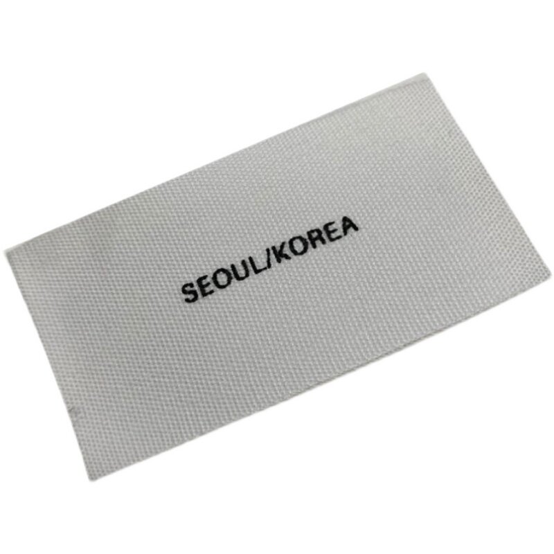 现货韩国制造领标布标商标定制