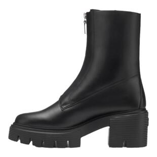 Stuart Weitzman/SW SOHO ZIP BOOTIE 2025新款厚底时装靴短靴女