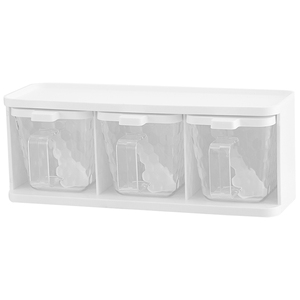 亿米佳厨房调料盒家用壁挂调料罐子佐料盒调味盒味精盐糖罐收纳盒