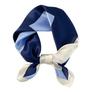 杭州丝绸真丝桑蚕丝小三角方巾丝巾女春秋护颈围脖子纱巾薄围巾50