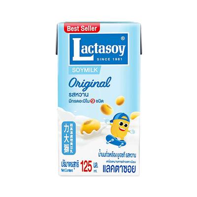 力大狮泰国儿童早餐无糖原味豆奶