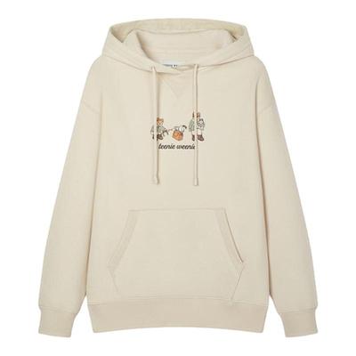 TeenieWeenie小熊奥莱女装连帽卫衣冬季美式帽衫上衣外套