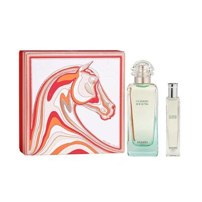 欧洲直邮Hermes爱马仕限定尼罗河花园礼盒 淡香水100ml+15ml正品