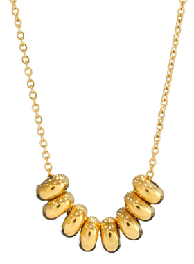 转运珠钛钢项链女ins小众设计