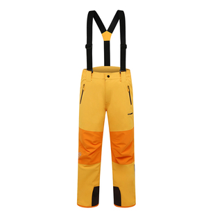 凯图巅峰新款背带裤户外防风徒步登山运动休闲裤男女款撞色冲锋裤