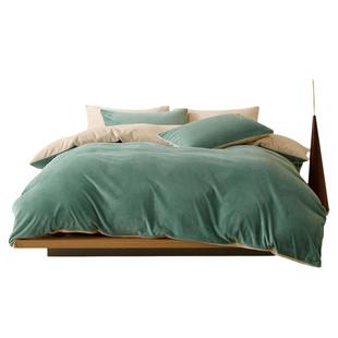 水星家纺抗静电牛奶绒被套单件A类暖绒被子罩秋冬保暖床品