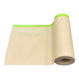 自粘喷漆保护纸装修踢脚线牛皮纸遮蔽纸防护汽车喷漆不掉漆不渗透