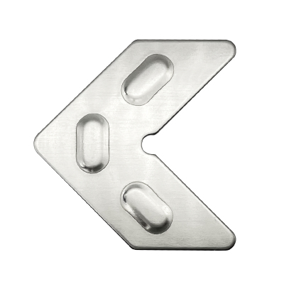 不锈钢组角片系统门窗配件组角片角码连接固定片组角平整钢片