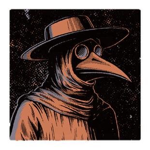 SkinAT 黑暗骷髅贴纸 哥特风格贴纸 朋克风格贴纸 现代艺术贴纸 街头贴纸 头盔贴 滑板贴 遮挡划痕贴