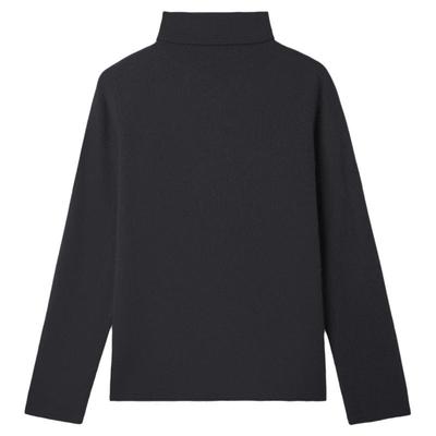 无缝一体针织山羊绒打底衫女