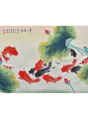 凌雪工笔花鸟画纯手绘书画作品
