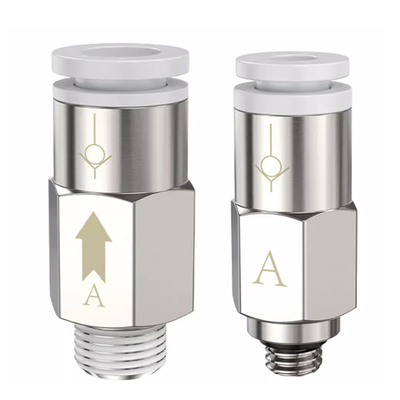 AKHAKB单向阀直通快插螺纹止回阀