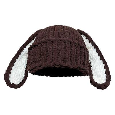 可爱长耳朵兔子帽加厚保暖